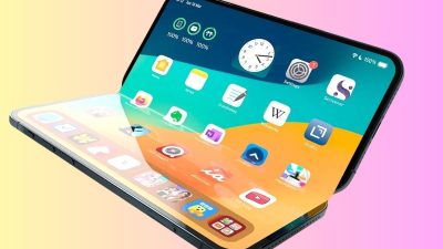 Ilustrasi iPhone Lipat Apple