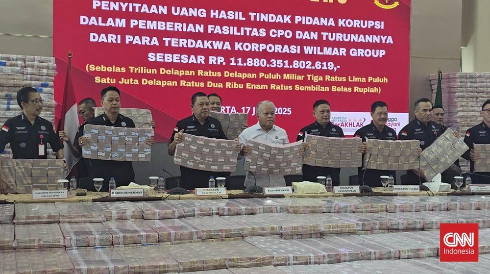 Kejagung Amankan Rp11,8 Triliun dari Korupsi CPO Wilmar