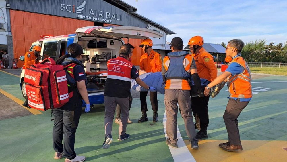 Pendaki Belanda Terjatuh di Rinjani, Dievakuasi ke Bali!