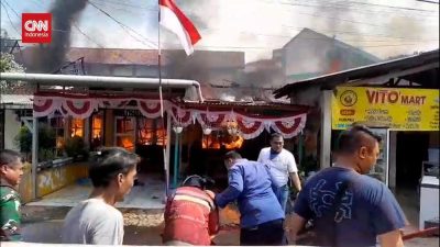 Asrama Polri Serpong Dilalap Api, Belasan Unit Damkar Dikerahkan