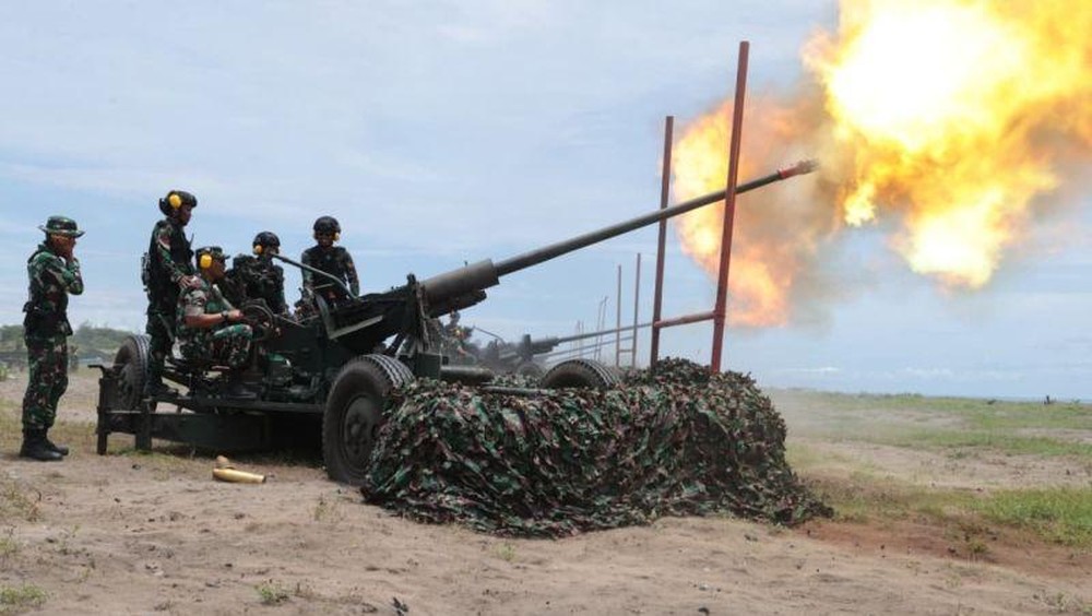 KSAD Unjuk Gigi, Tembak Jatuh Drone dengan Artileri Udara!