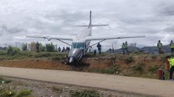 Pesawat Smart Air Tergelincir di Lanny Jaya, Papua