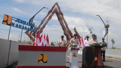 Jembatan Kabanaran Diresmikan, Warga Sambut Gembira Prabowo