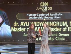 Ayu Widya Raih Penghargaan Kepemimpinan Estetika Humanis