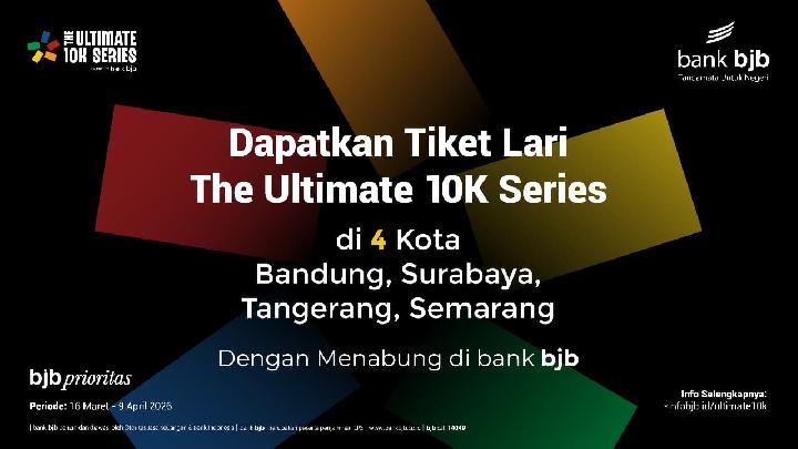 bank bjb Gebrak The Ultimate 10K: Menabung, Lari Lintas Kota!