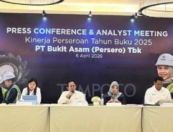 Laba PTBA Anjlok 42,5% di 2025, Harga Batu Bara Biang Kerok