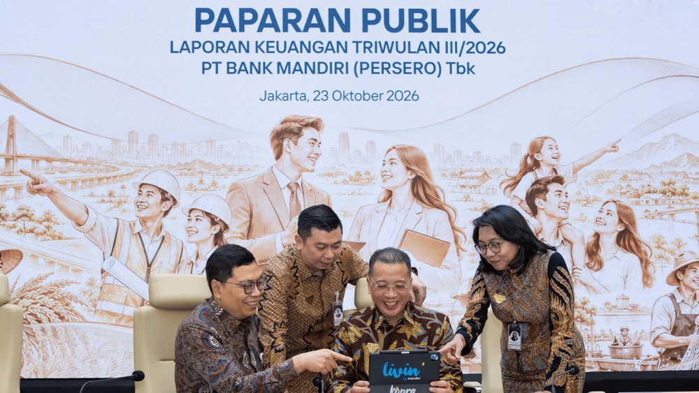 Laba Bank Mandiri Tembus Rp 45 Triliun