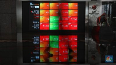 IHSG Terperosok di Sesi Pertama Hari Ini